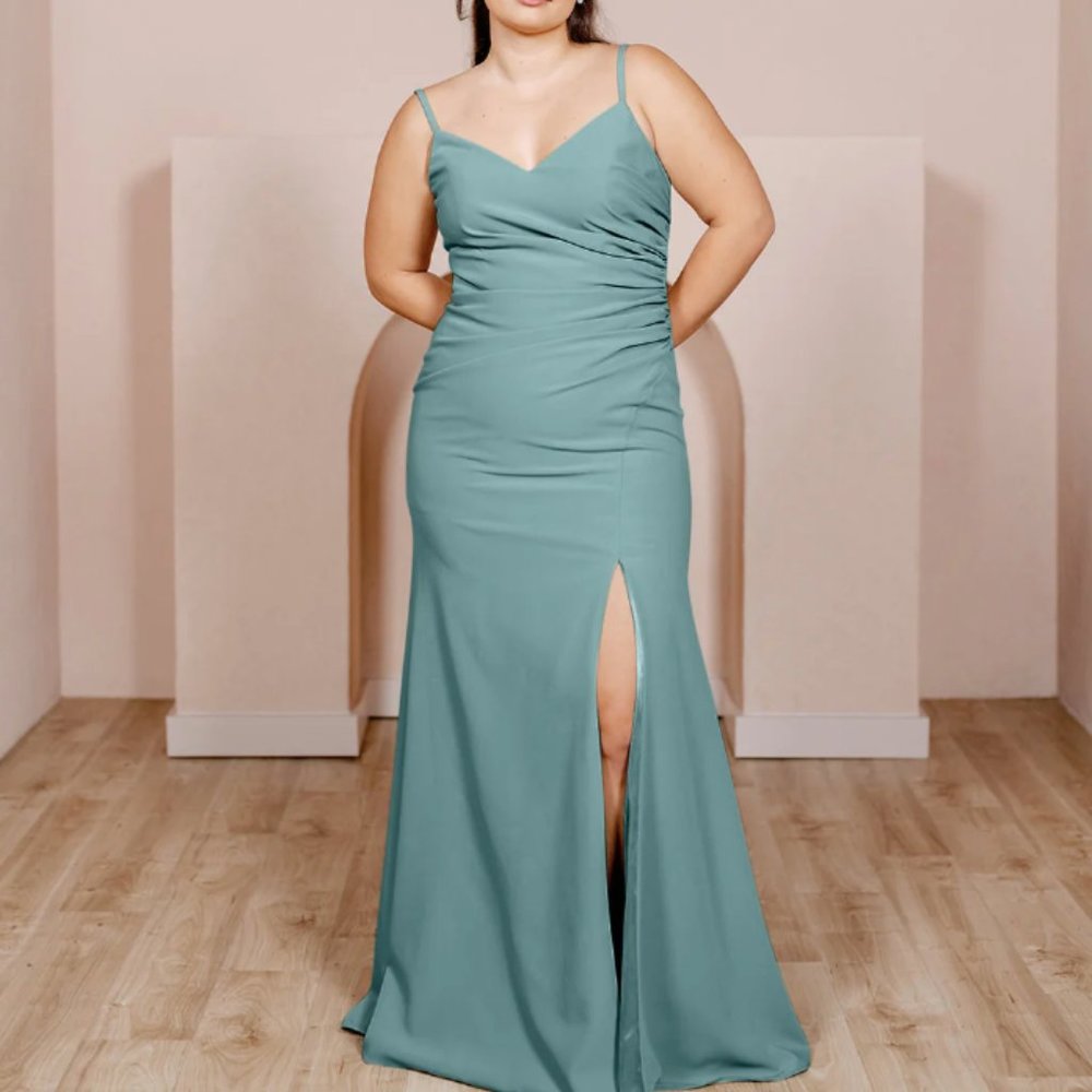 Revelry Rory Crepe Dress - Size 10 - Rosemary